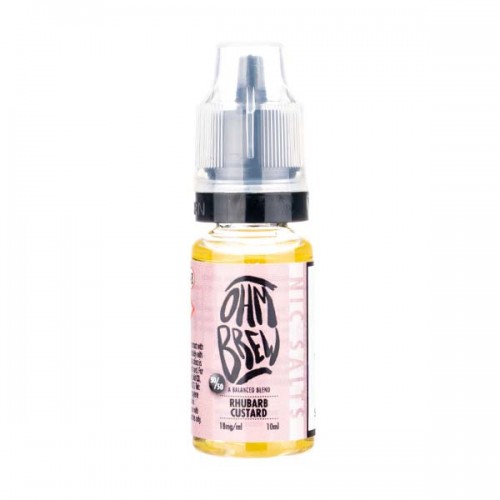 Rhubarb and Custard Nic Salt by Ohm Brew