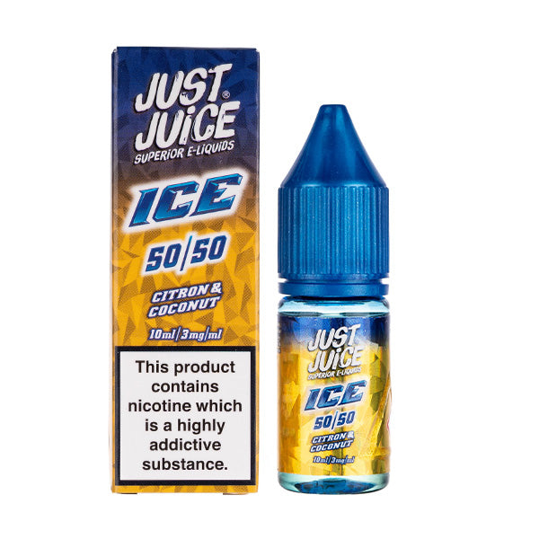 Citron & Coconut Ice 50/50 E-Liquid by Just Juice Ice
