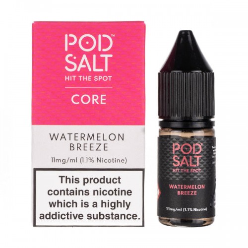 Watermelon Breeze Nic Salt E-Liquid by Pod Sa...