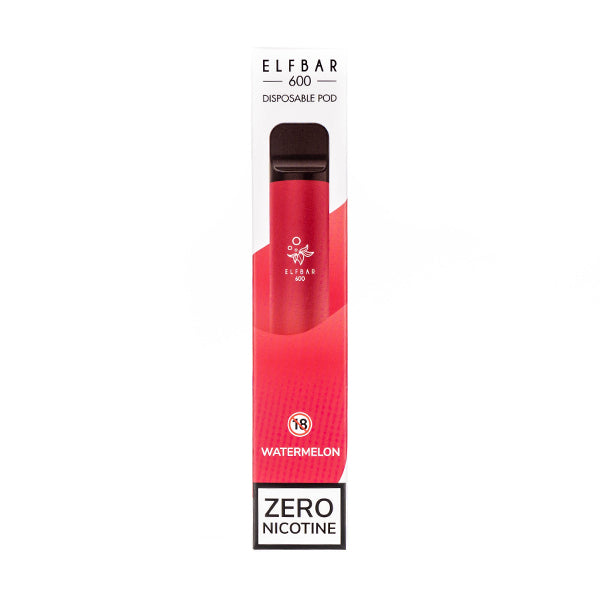 Elf Bar 600 Disposable Vape (Nicotine Free)