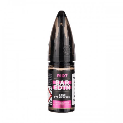 Sour Strawberry Nic Salt by Riot Squad Bar Ed...