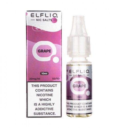 Grape Nic Salt E-Liquid by Elfliq