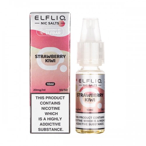 Strawberry Kiwi Nic Salt E-Liquid by Elfliq
