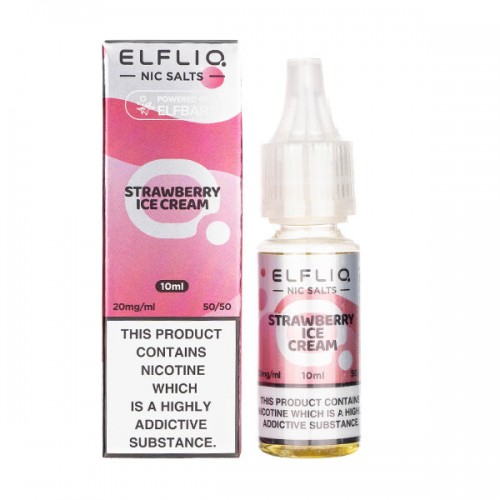 Strawberry Ice Cream Nic Salt E-Liquid by Elf...