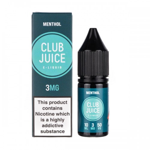 Menthol E-Liquid by Club Juice