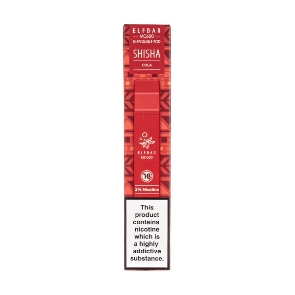 Elf Bar MC600 Shisha Disposable Vape