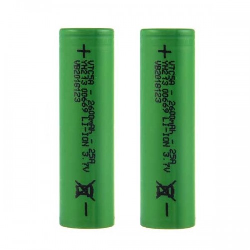 VTC5 18650 Battery by Sony/Murata - Pack of 2